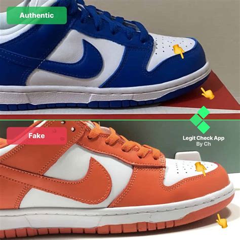 how to tell if nike dunks are real or fake|real dunks vs nike.